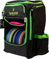 Рюкзак для диск-гольфа Viking Discs Tour Bag, черный/зеленый цвет цена и информация | Viking Спорт, досуг, туризм | pigu.lt