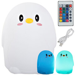 Детская настольная лампа Пингвин цена и информация | Детские светильники | pigu.lt