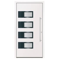 vidaXL Priekinės durys baltos spalvos 100x200cm 3157062 kaina ir informacija | Vidaus durys | pigu.lt