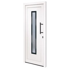 vidaXL Priekinės durys baltos spalvos 88x200cm 3157079 kaina ir informacija | Vidaus durys | pigu.lt