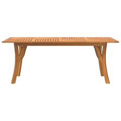 vidaXL Sodo stalas, 200x90x75cm, akacijos medienos masyvas kaina ir informacija | Lauko stalai, staliukai | pigu.lt