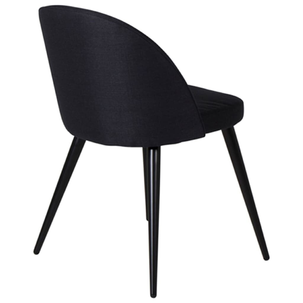 2 - jų valgomojo kėdžių komplektas Venture Home, juodas цена и информация | Virtuvės ir valgomojo kėdės | pigu.lt