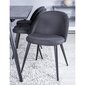 2 - jų valgomojo kėdžių komplektas Venture Home, juodas цена и информация | Virtuvės ir valgomojo kėdės | pigu.lt