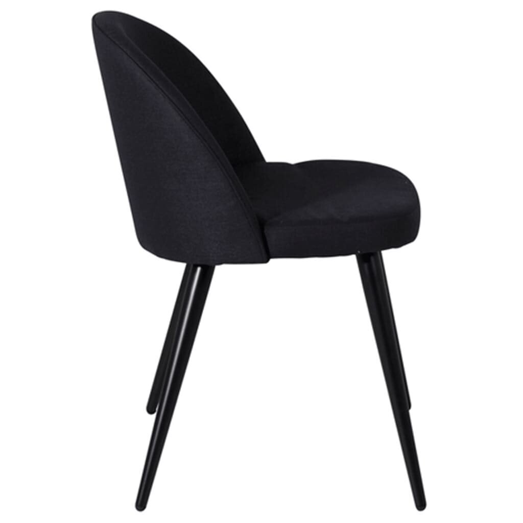 2 - jų valgomojo kėdžių komplektas Venture Home, juodas kaina ir informacija | Virtuvės ir valgomojo kėdės | pigu.lt