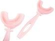 U formos silikoninis dantų šepetėlis vaikams, rožinis kaina ir informacija | Dantų šepetėliai, pastos | pigu.lt