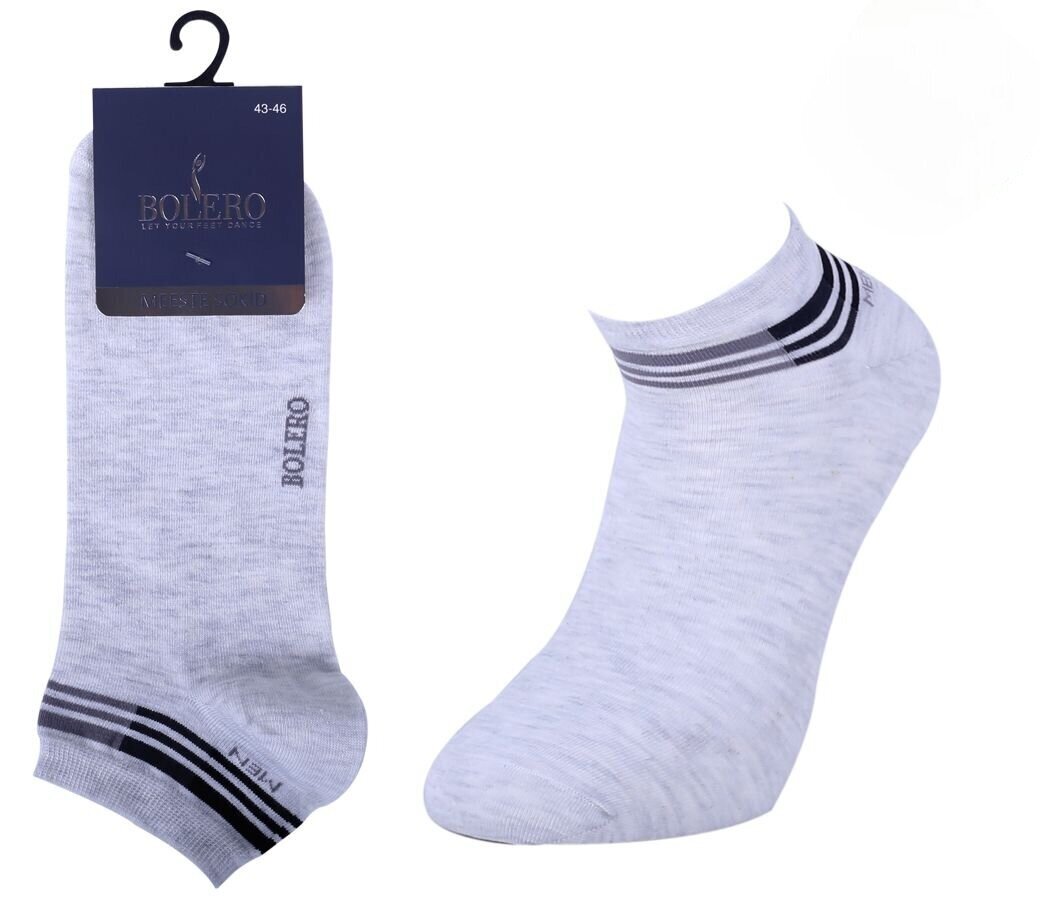 Kojinės vyrams Bolero BM269, pilkos kaina ir informacija | Vyriškos kojinės | pigu.lt