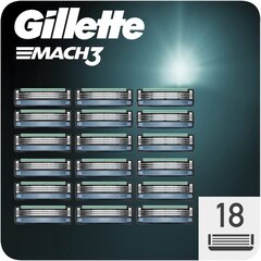 Gillette MACH3 18 шт. цена и информация | Косметика и средства для бритья | pigu.lt