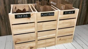 Деревянный ящики для переработки цена и информация | Мусорные баки | pigu.lt