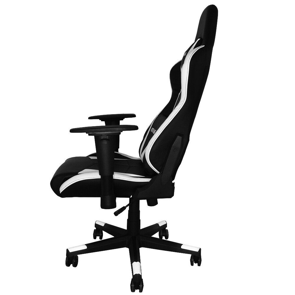 Žaidimų kėdė Patiomage, juodos/baltos spalvos kaina ir informacija | Biuro kėdės | pigu.lt