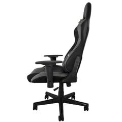 Вращающееся офисное игровое кресло для компьютера/офиса/комнаты черно-серое цена и информация | Офисные кресла | pigu.lt