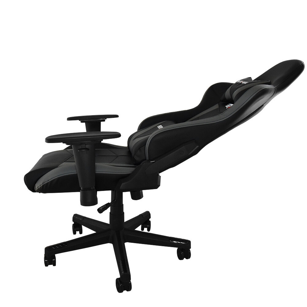 Žaidimų kėdė Patiomage, juodos/pilkos spalvos kaina ir informacija | Biuro kėdės | pigu.lt