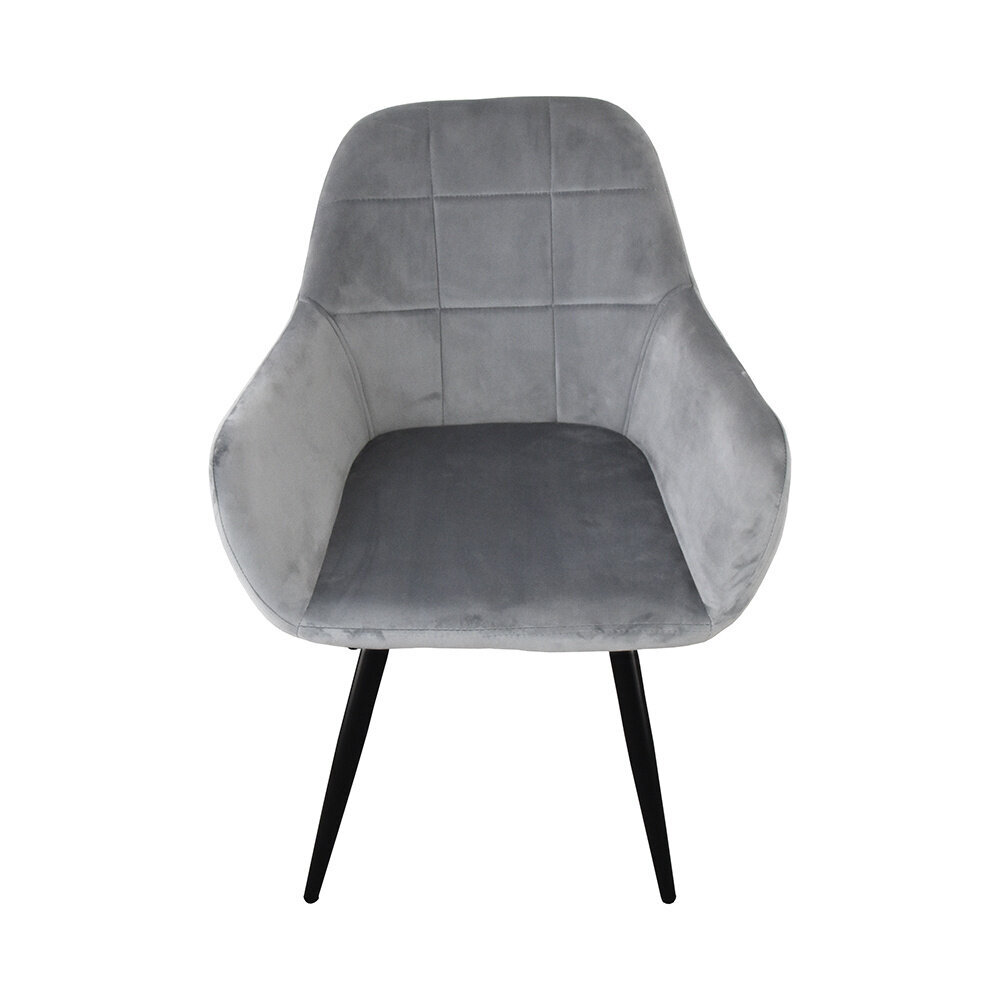 2-jų kėdžių komplektas Bituxx, pilkas kaina ir informacija | Virtuvės ir valgomojo kėdės | pigu.lt