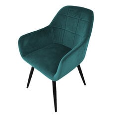 2-jų kėdžių komplektas Bituxx, žalias kaina ir informacija | Virtuvės ir valgomojo kėdės | pigu.lt