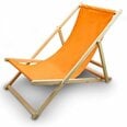 Пляжный стул деревянный садовый шезлонг складной с регулировкой высоты