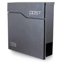 Moderni pašto dėžutė, tamsiai pilka kaina ir informacija | Pašto dėžutės, namo numeriai | pigu.lt