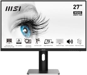 Монитор MSI PRO MP273QP 27" LED WQHD цена и информация | Мониторы | pigu.lt