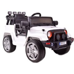 Dvivietis vaikiškas elektromobilis Super Toys A-017, baltas kaina ir informacija | Elektromobiliai vaikams | pigu.lt