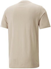 Puma marškinėliai vyrams Graphics Wording Cream 674475 88, smėlio spalvos kaina ir informacija | Vyriški marškinėliai | pigu.lt
