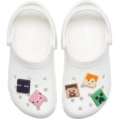 Ženkliukai klumpėms Crocs™ Minecraft 233559, 5 vnt kaina ir informacija | Guminės klumpės vaikams | pigu.lt