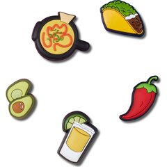 Значки для сабо Crocs™ Mexican Food 5 Pack 233577 цена и информация | Детские резиновые сабо | pigu.lt