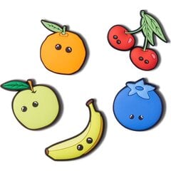 Значки для сабо Crocs™ Smile Fruit 5 Pack 233583 цена и информация | Детские резиновые сабо | pigu.lt