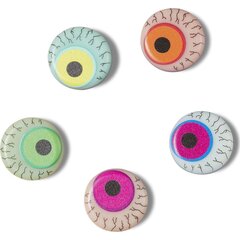 Значки для сабо Crocs™ CRAZY EYES 5 PACK G1031300-MU 245902 цена и информация | Детские резиновые сабо | pigu.lt