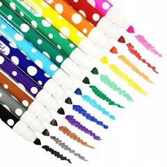 Plaunami flomasteriai PaperMate, 12 spalv. kaina ir informacija | Piešimo, tapybos, lipdymo reikmenys | pigu.lt