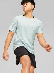 Pumamarškinėliai vyrams Run Cloudspun Short Sleeve Platinum 234238169, pilki kaina ir informacija | Sportinė apranga vyrams | pigu.lt