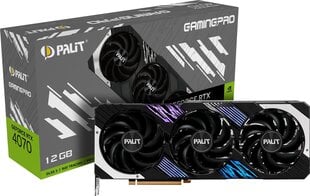 Palit GeForce RTX 4070 GamingPro (NED4070019K9-1043A) kaina ir informacija | Vaizdo plokštės (GPU) | pigu.lt