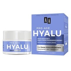 Крем для лица AA Hyalu Pro-Age, 50 мл цена и информация | Кремы для лица | pigu.lt