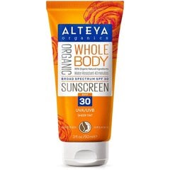 Kremas nuo saulės Alteya Organics Organic Sunscreen Whole Body SPF30, 90 ml цена и информация | Кремы от загара | pigu.lt