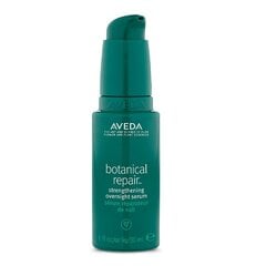 Plaukų serumas Aveda Botanical Repair Strenghtening Overnight, 30 ml цена и информация | Средства для укрепления волос | pigu.lt