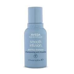 Гладкий шампунь Aveda Smooth Infusion Anti-Frizz для борьбы с пушением волос, объем 50 мл цена и информация | Шампуни | pigu.lt