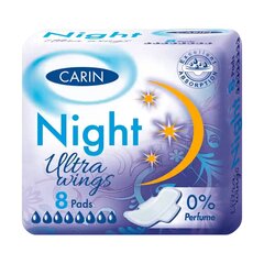 Higieniniai įklotai Carin Ultra, 8 vnt. kaina ir informacija | Tamponai, higieniniai paketai, įklotai | pigu.lt