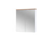 Vonios spintelė su 2D veidrodžiu Comad Bali Whitw 840 FSC, balta/ruda цена и информация | Vonios spintelės | pigu.lt