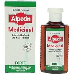 Tonikas nuo plaukų slinkimo ir pleiskanų Alpecin Medicinal Forte 200 ml kaina ir informacija | Priemonės plaukų stiprinimui | pigu.lt
