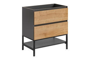 Тумба для ванной комнаты Comad Monaco Grey Oak 821 - FSC, коричневый/серый цена и информация | Шкафчики для ванной | pigu.lt