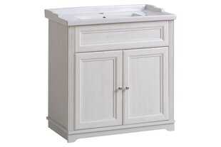 Тумба для ванной комнаты Comad Palace White 821-80CM FSC, белый цена и информация | Шкафчики для ванной | pigu.lt