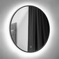 Vonios veidrodis su LED apšvietimu Comad Luna 60, juodas kaina ir informacija | Vonios veidrodžiai | pigu.lt