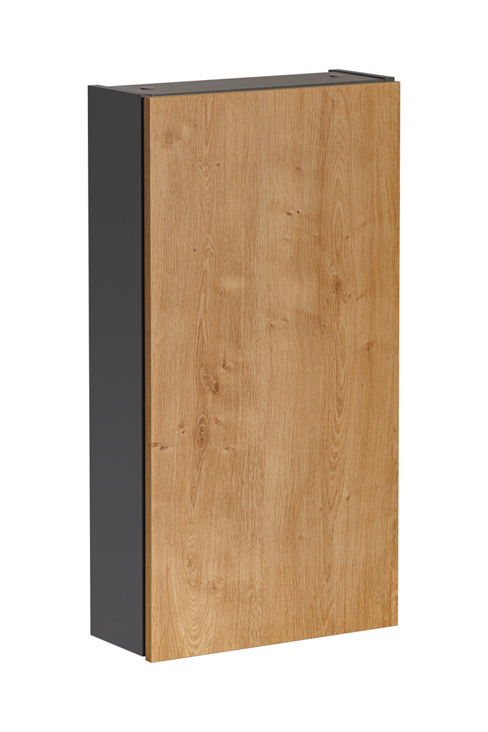 Vonios spintelė Comad Monako Grey Oak 830 - FSC, ruda/pilka kaina ir informacija | Vonios spintelės | pigu.lt