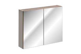 Шкаф для ванной комнаты Comad Santa Fe Taupe 84-80-A-2D, серый цвет цена и информация | Шкафчики для ванной | pigu.lt
