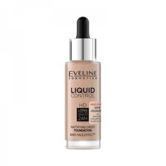 Toninis kremas Eveline Cosmetics Liquid Control 24H, 32ml, 025 light rose kaina ir informacija | Makiažo pagrindai, pudros | pigu.lt