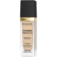 Toninis kremas Eveline Cosmetics Wonder Match, 11 almond, 30ml цена и информация | Пудры, базы под макияж | pigu.lt