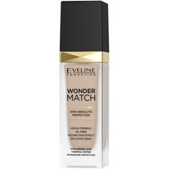 Toninis kremas Eveline Cosmetics Wonder Match, 12 light natural, 30ml цена и информация | Пудры, базы под макияж | pigu.lt