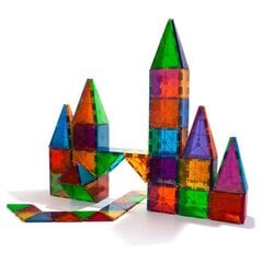 Конструктор Magna Tiles Цвета, 100 д. цена и информация | Конструкторы и кубики | pigu.lt