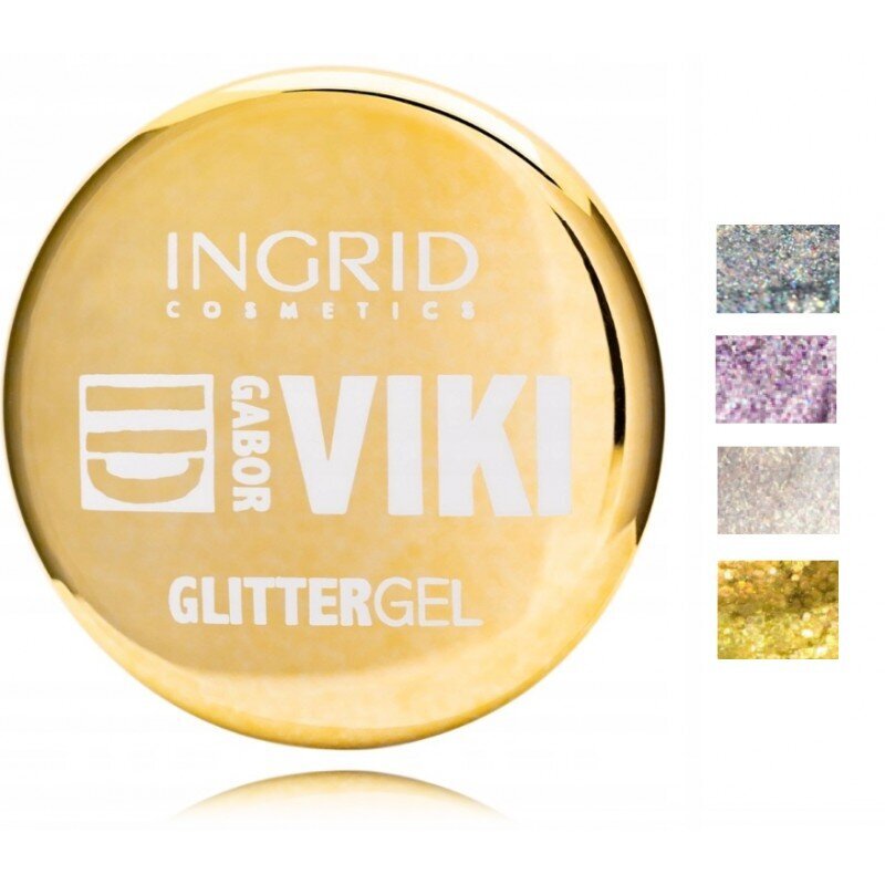 Blizgučių gelis veidui ir kūnui Ingrid ID Viki Gabor Glitter Gel, 03, 7 g kaina ir informacija | Manikiūro, pedikiūro priemonės | pigu.lt