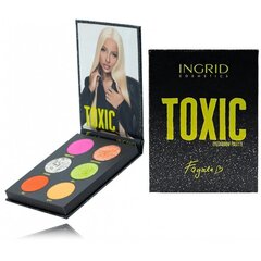 Akių šešėlių paletė Ingrid Toxic By Fagata Eyeshadow Palette, 6 g kaina ir informacija | Akių šešėliai, pieštukai, blakstienų tušai, serumai | pigu.lt