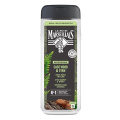 Dušo želė Le Petit Marseillais 3in1, Cade Wood, fern, 400 ml цена и информация | Масла, гели для душа | pigu.lt