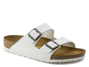 Arizona bf birkenstock for women's white 0552683 0552683 цена и информация | Тапочки женские | pigu.lt