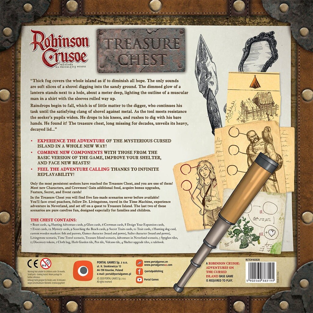 Stalo žaidimas Robinson Crusoe: Adventures on the Cursed Island – Treasure  Chest, ENG цена | pigu.lt